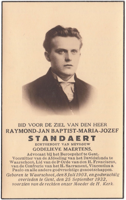Raymond Jan Baptist Maria Jozef Standaert