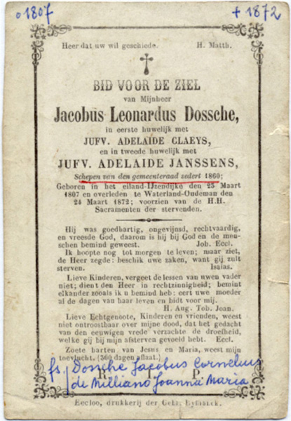 Jacobus Leonardus Dossche