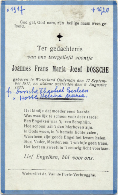 Joannes Frans Maria Dossche