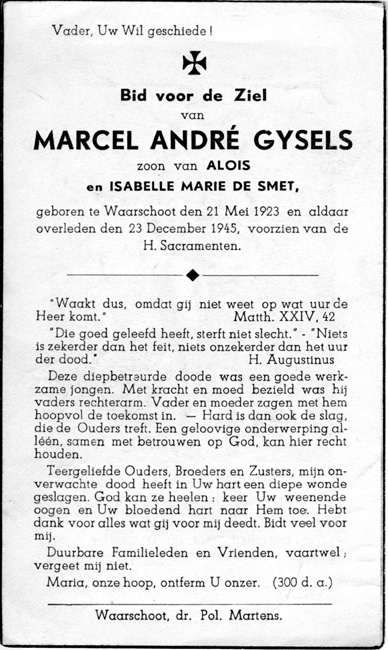 Marcel Andr Gysels