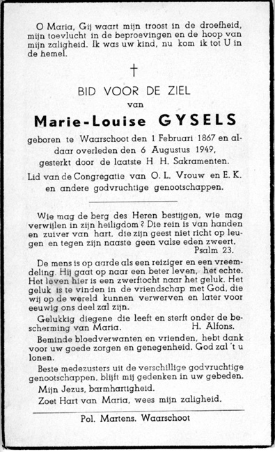 Marie-Louise Gysels