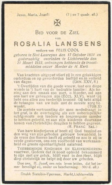 Rosalia Lanssens