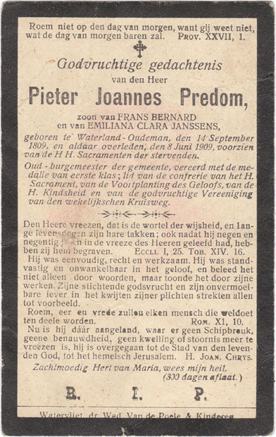 Pieter Joannes Predom