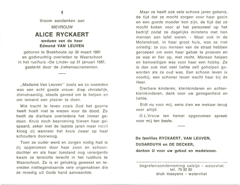 Alice Ryckaert