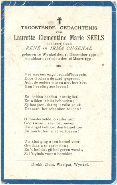 Laurette Clementine Marie Seels