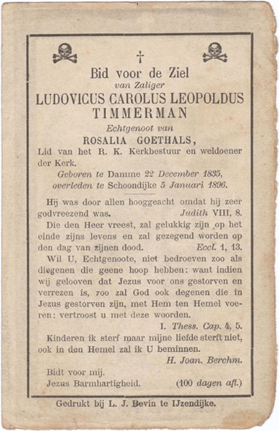 Ludovicus Carolus Leopoldus Timmerman