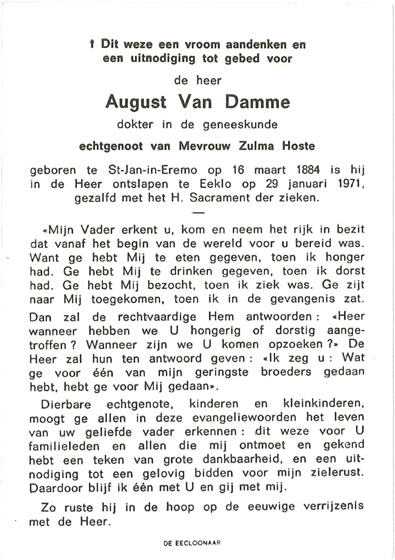 August Van Damme