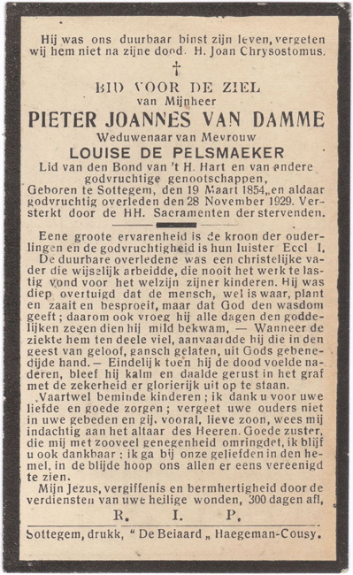 Pieter Joannes Van Damme