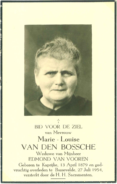 Marie - Louise Van Den Bossche