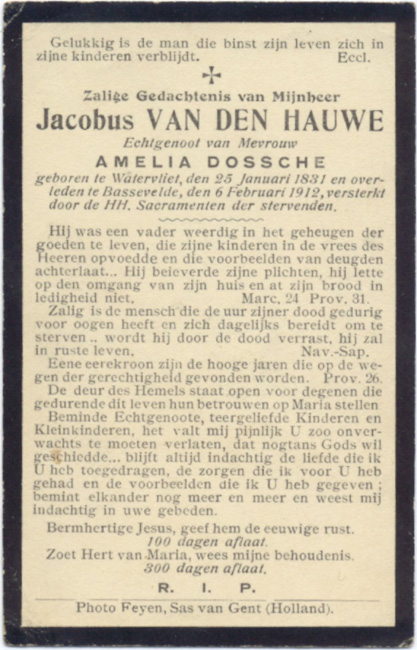 Jacobus Van Den Hauwe