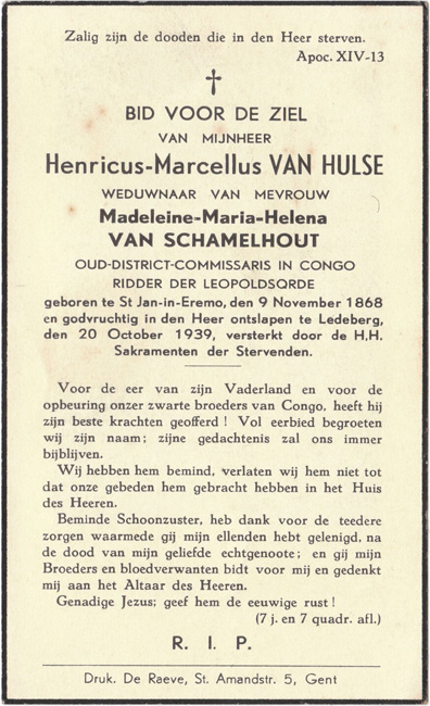 Henricus Marcellus Van Hulse