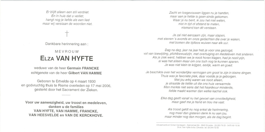 Elza Van Hyfte