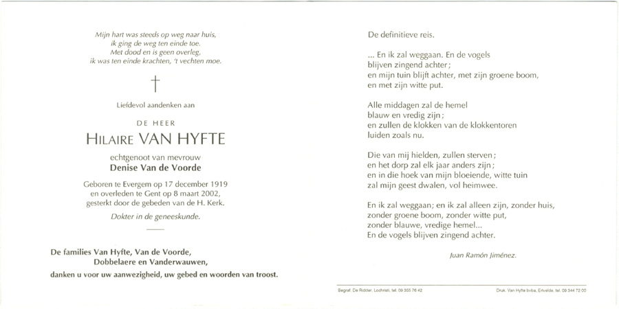 Hilaire Van Hyfte