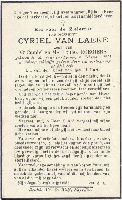 Cyriel Van Laeke