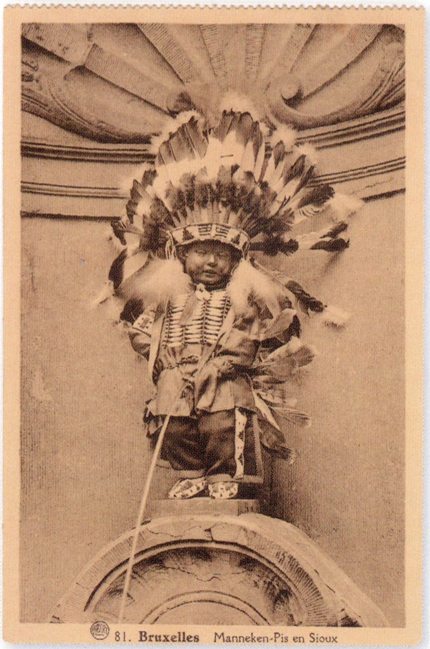 Costume 19 Ceremonial Plains Indian outfit with headdress