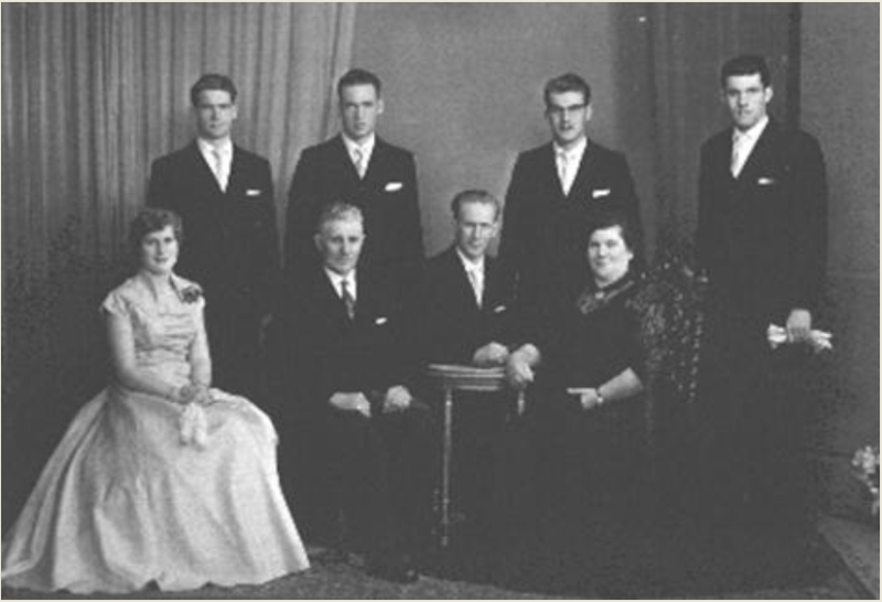 Het gezin van Prudent de Clerck en Zulma Sturm