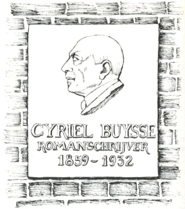 Gedenkplaat Cyriel Buysse