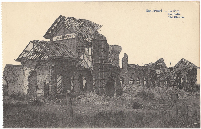 Nieuport, the station / de Statie