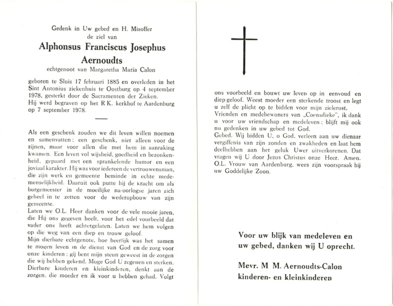 Alphonsus Franciscus Josephus Aernoudts