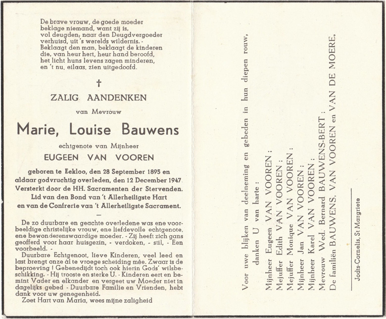 Marie Louise Bauwens