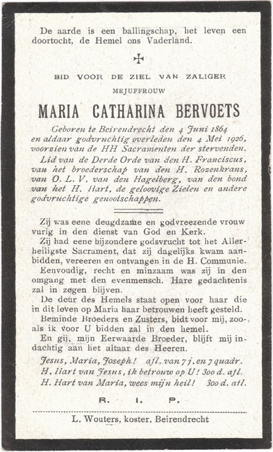 Maria Catharina Bervoets