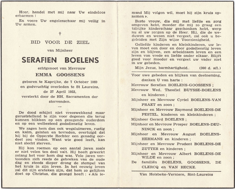 Serafien Boelens