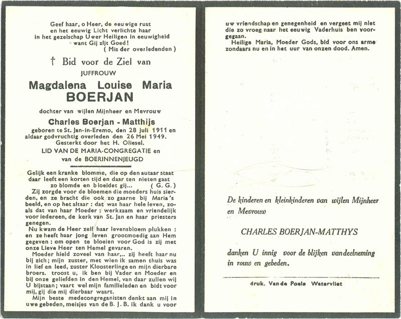 Magdalena Louise Maria Boerjan