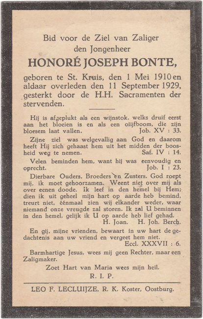 Honoré Joseph Bonte