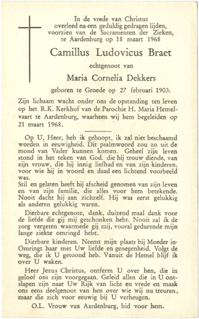 Camillus Ludovicus Braet