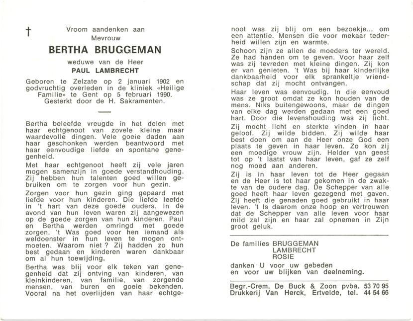 Bertha Bruggeman