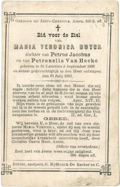 Maria Veronica Buyck