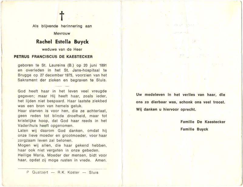 Rachel Estella Buyck