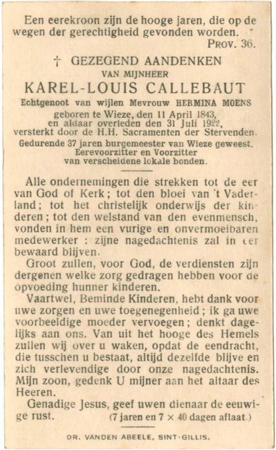 Karel Louis Callebaut