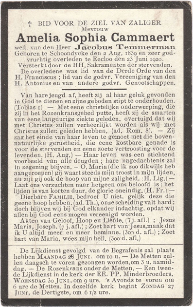 Amelia Sophia Cammaert