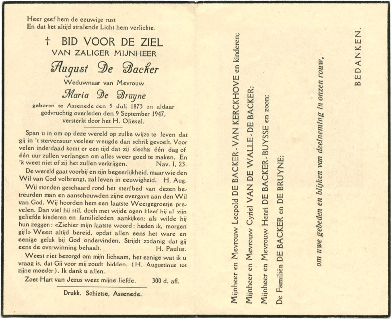 August De Backer