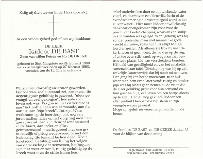 Isidoor De Bast