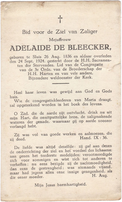 Adelaide De Bleecker