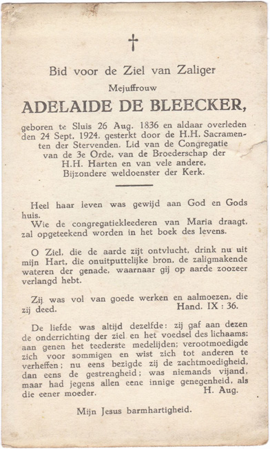 Adelaide De Bleecker