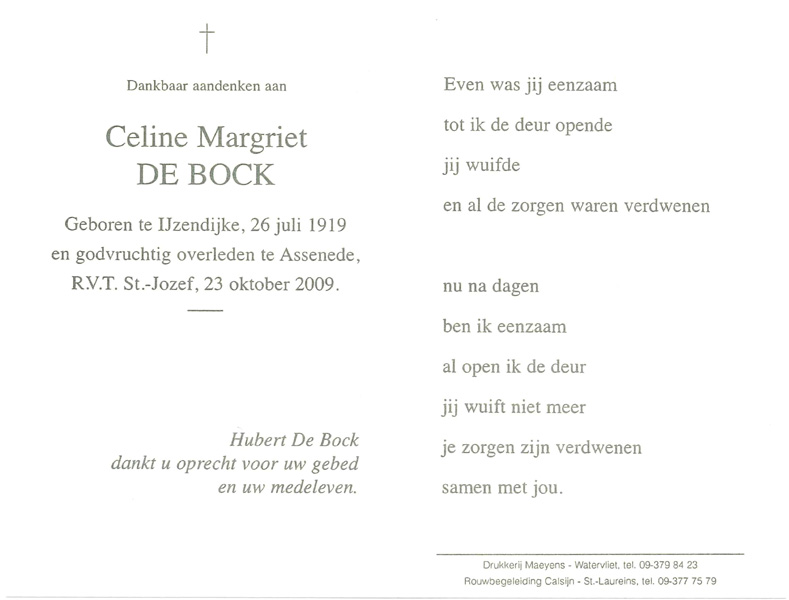 Celine Margriet De Bock