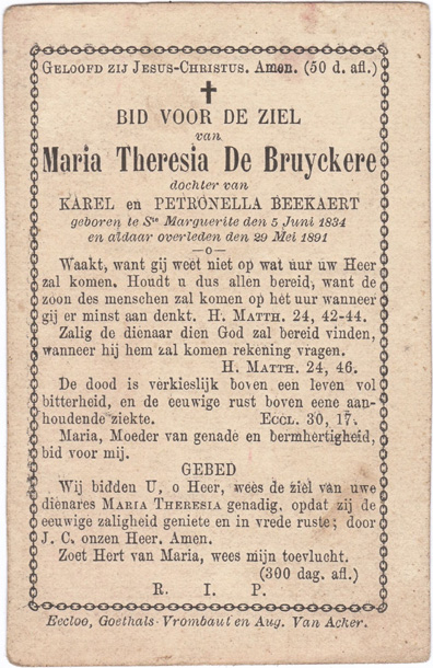 Maria Theresia De Bruyckere