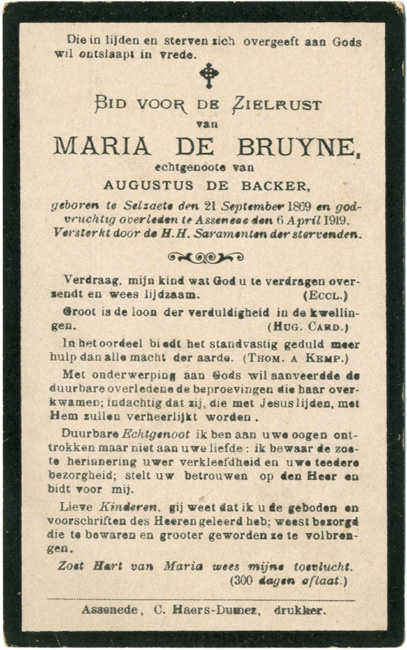 Maria De Bruyne