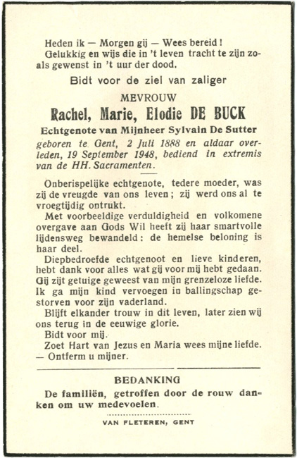 Rachel Marie Elodie De Buck