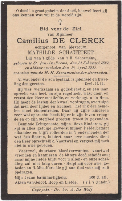Camilius De Clerck