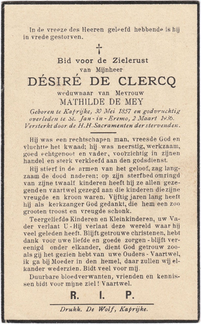 Désiré De Clercq