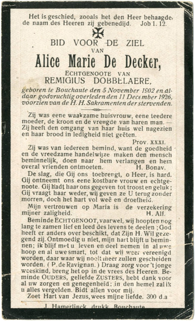 Alice Marie De Decker