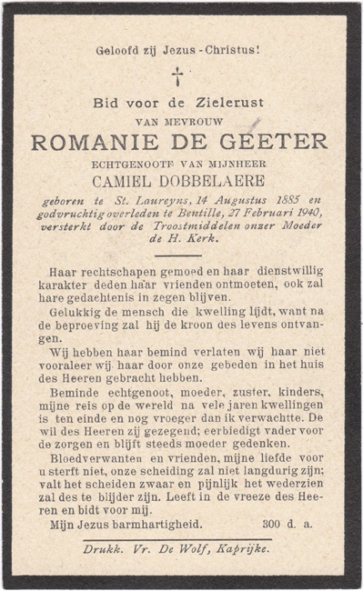 Romanie De Geeter