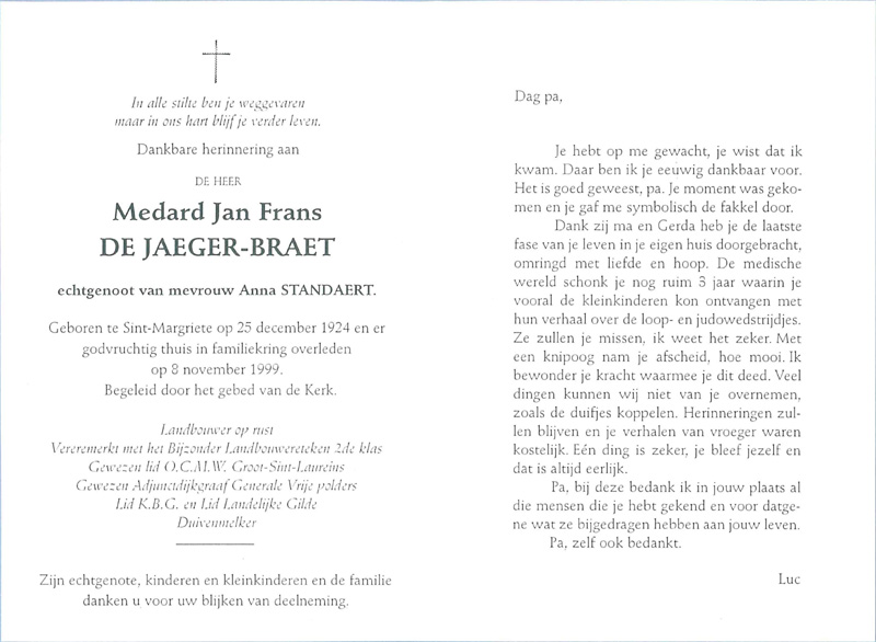 Medard Jan Frans De Jaeger-Braet