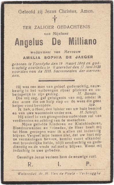 Angelus De Milliano