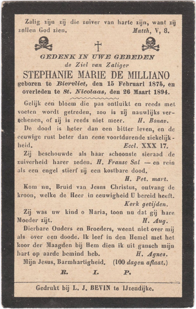 Stephanie Marie De Milliano