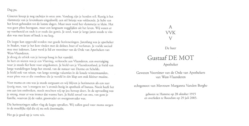 Gustaaf De Mot
